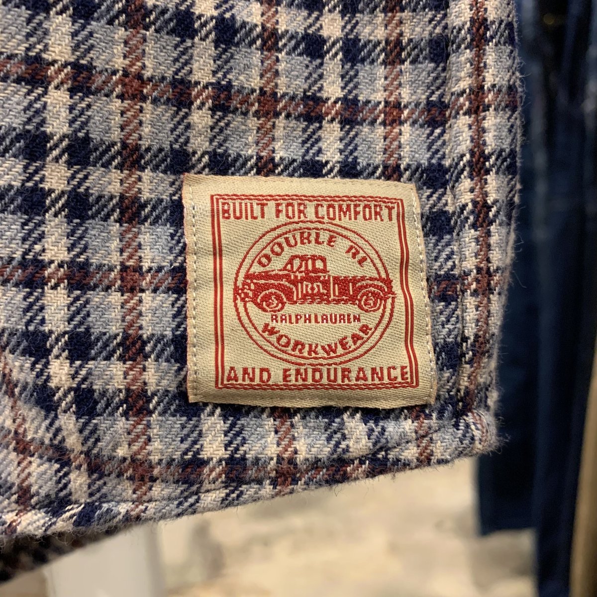 90s RRL L/Sチェックネルシャツ ダブルアールエル Ralph Lauren