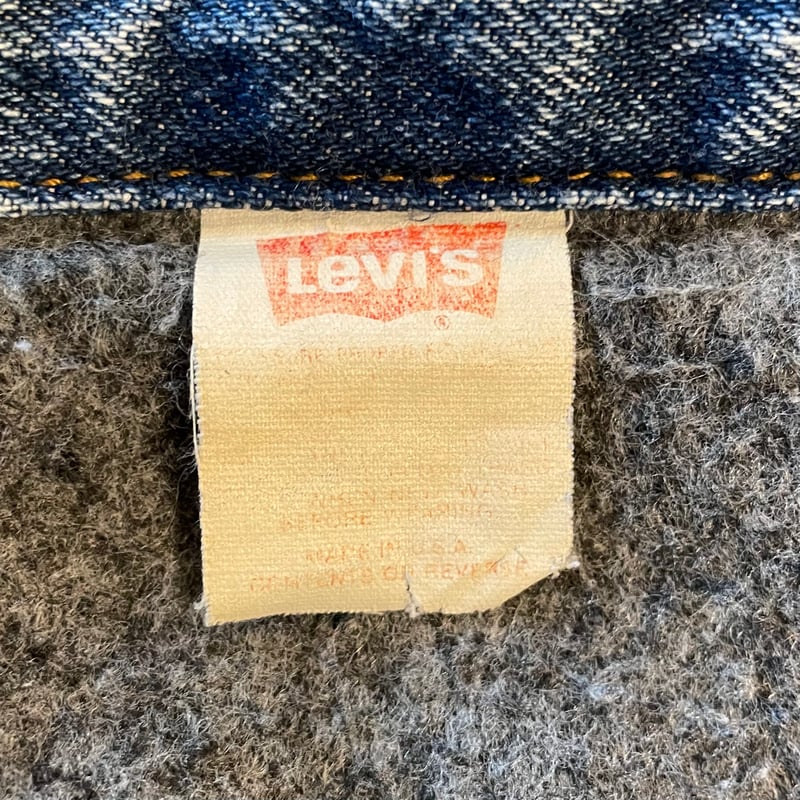 80s Levi's 70506 0316 デニムジャケット USA製 Size 44 ブラン 80s Levi's 70506 0316 デニムジャケット USA製 Size 44 ブラン