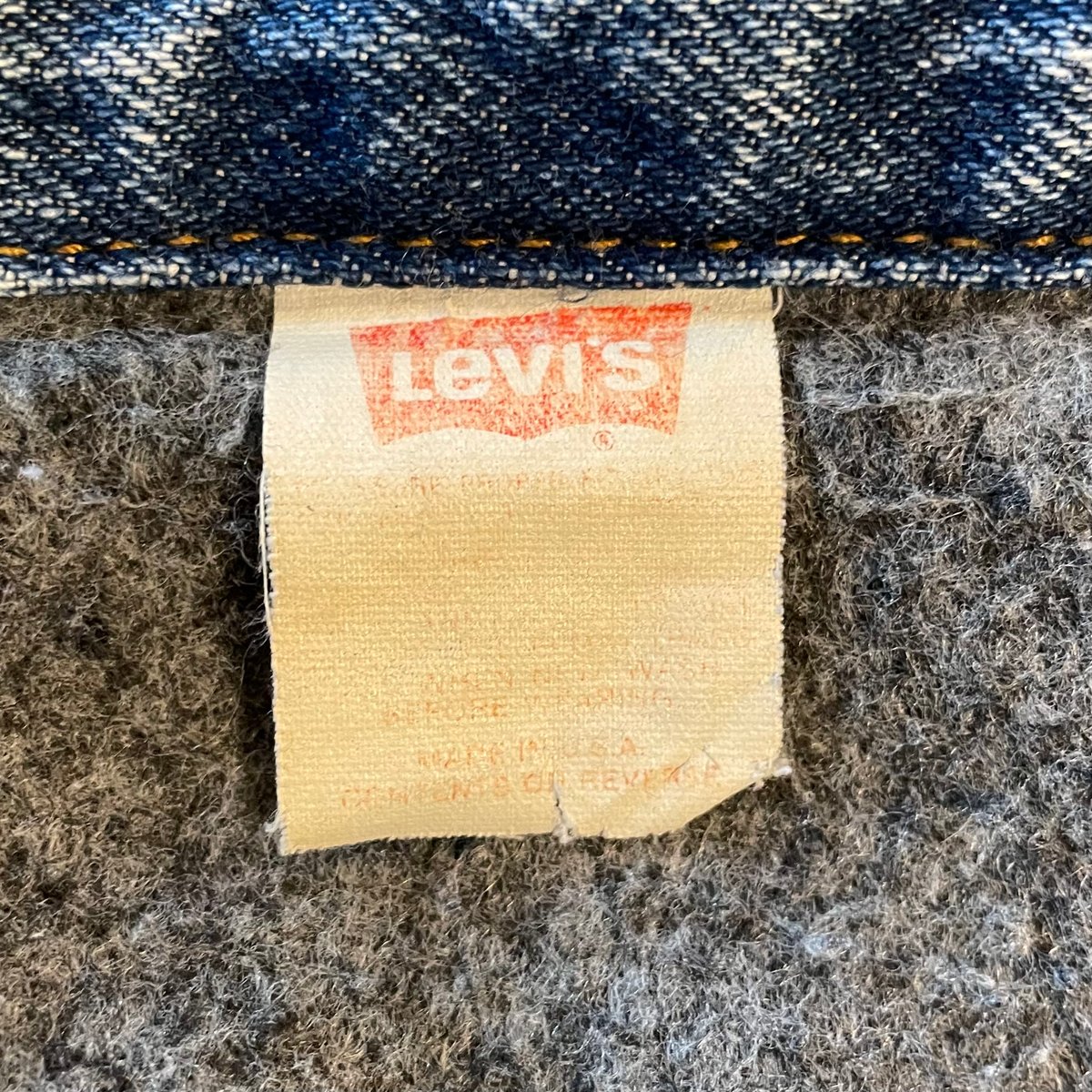 80s Levi's 70506 0316 デニムジャケット USA製 Size 44 ブラン