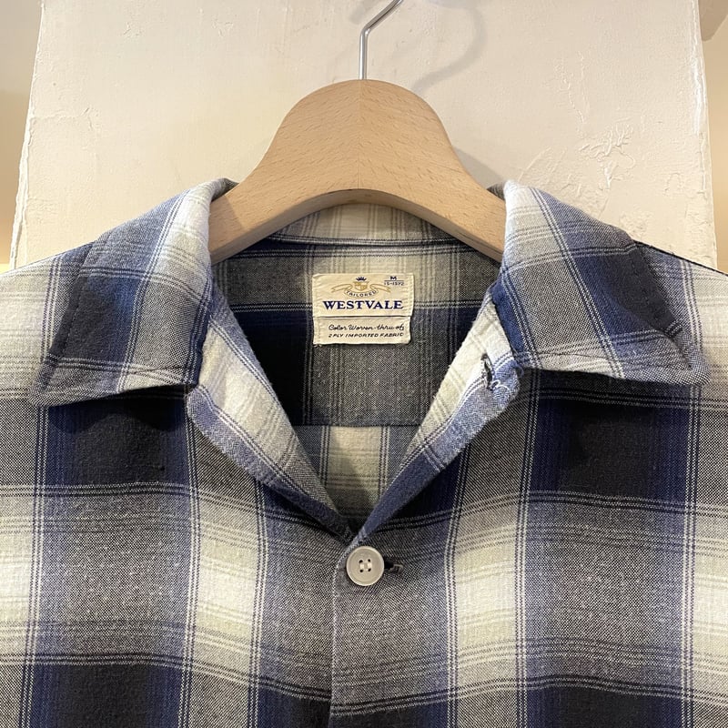 60's レーヨン オンブレチェック 長袖シャツ ボックス 楽天市場】【9/30 24h限定777円OFFクーポン!】 60s ☆ オンブレ