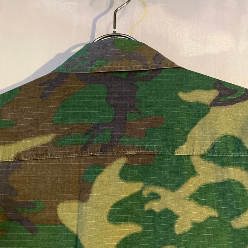 70s USMC Jungle Fatigue Jacket ブラウンリーフ ファティーグジャ
