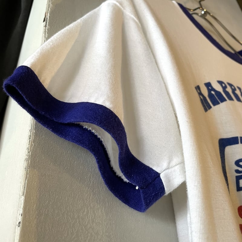 70s Champion S/S ヴィンテージTシャツ リンガーT 染み込み 70s Champion S/S ヴィンテージTシャツ リンガーT 染み込み