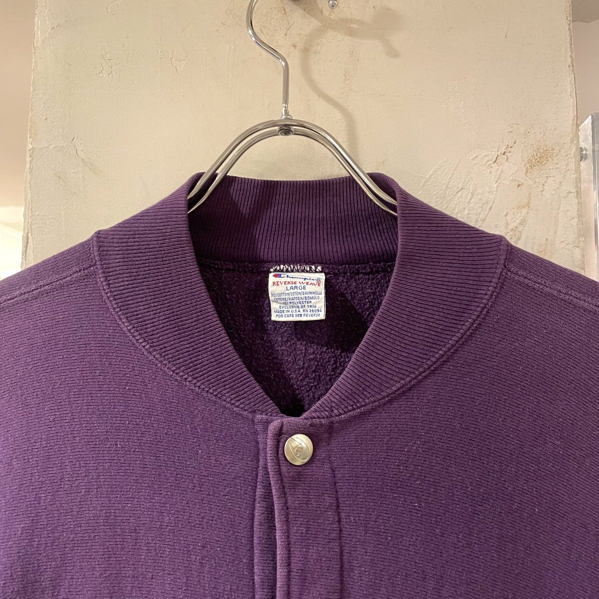 Champion 90s REVERSE WEAVE スナップカーディガン 90s Champion REVERSE WEAVE FULLSNAP CARDIGAN MA
