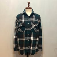 80s　FIVE BROTHER　L/S ネルシャツ　Size M　USA製　コットンシャツ　ファイブブラザー　(S5708)