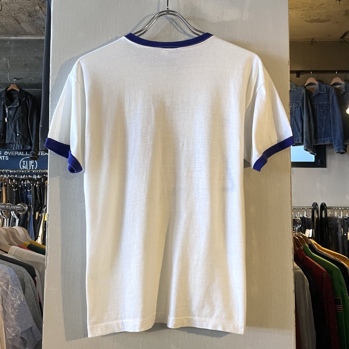 70s Champion S/S ヴィンテージTシャツ リンガーT 染み込み 70s Champion S/S ヴィンテージTシャツ リンガーT 染み込み