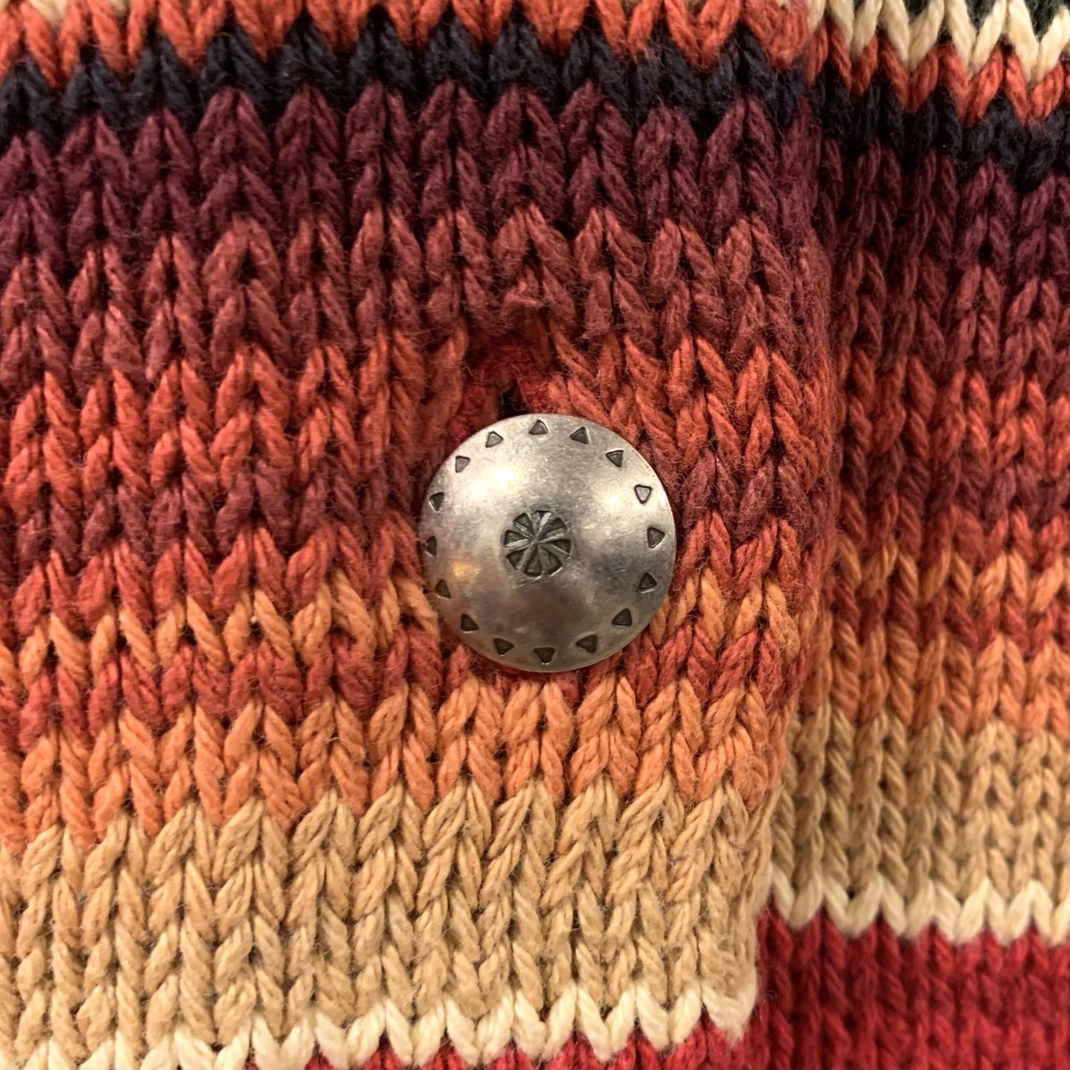 LAUREN Ralph Lauren ネイティブ柄 ショールカラーニット LAUREN Ralph Lauren ネイティブ柄 ショールカラーニット
