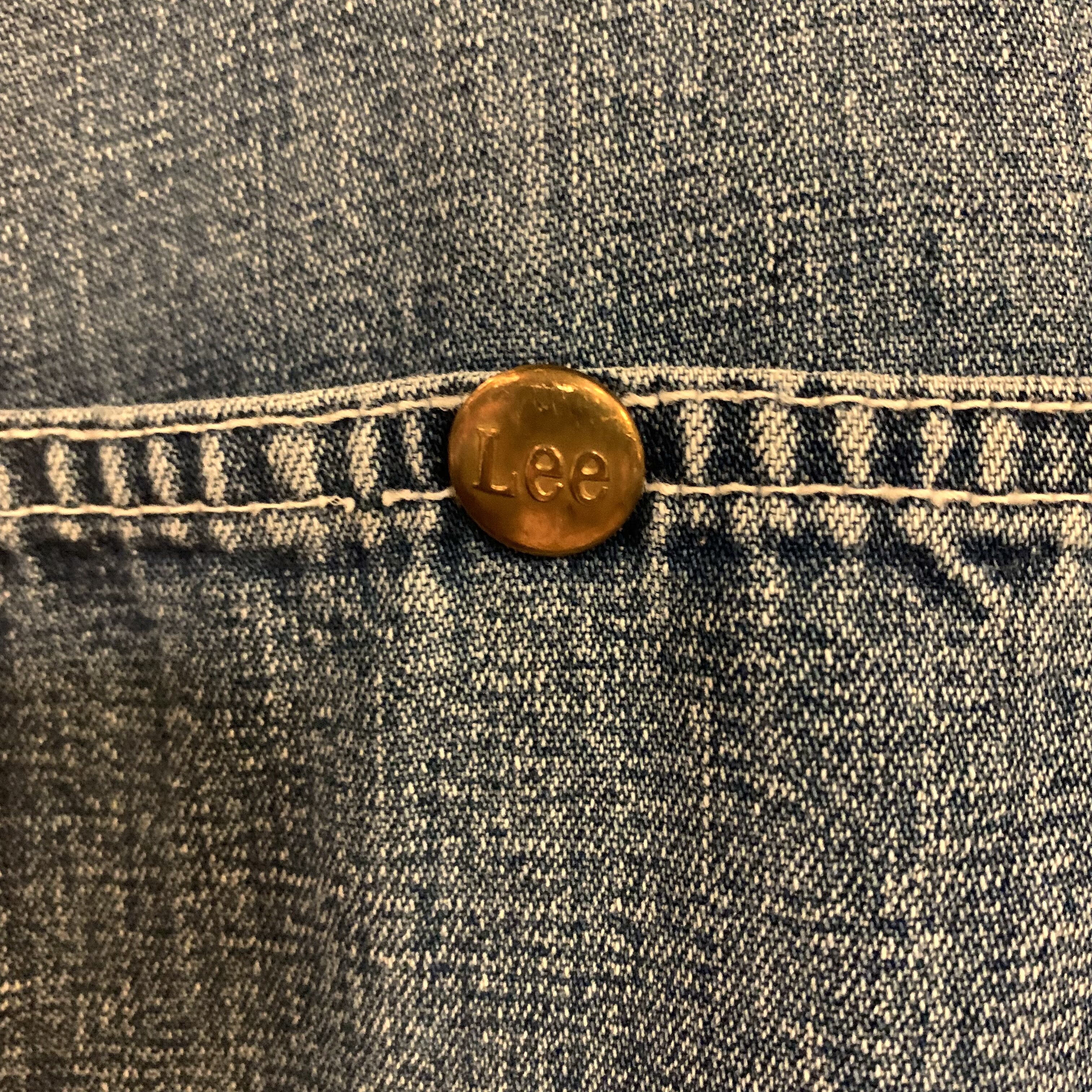 70s Lee 91-J ヴィンテージ デニムカバーオール USA製 SANFORIZED 雰