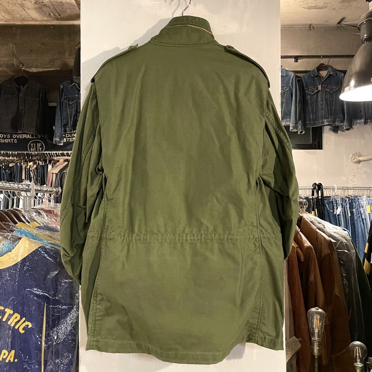 US.ARMY M65 フィールドジャケット 1974年製 70s 70s US ARMY M-65 Field Jacket 3rdタイプ ブラスジップ フィー