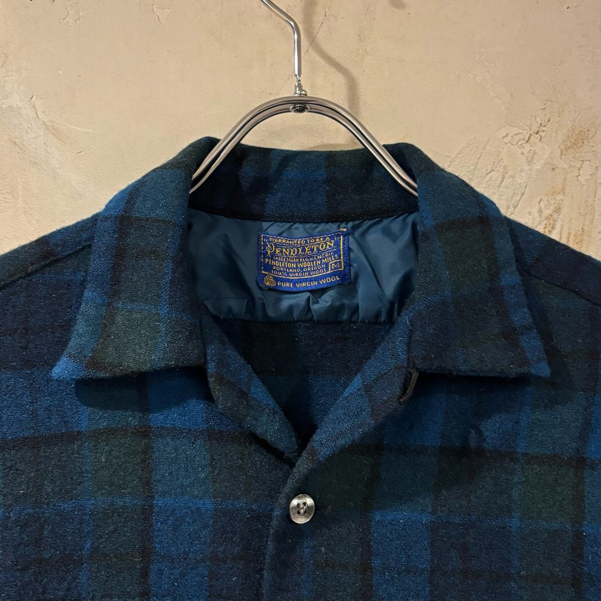 60s PENDLETON ボードシャツ ネルシャツ M 黒茶 USA製 60s PENDLETON ボードシャツ ネルシャツ M 黒茶 USA製