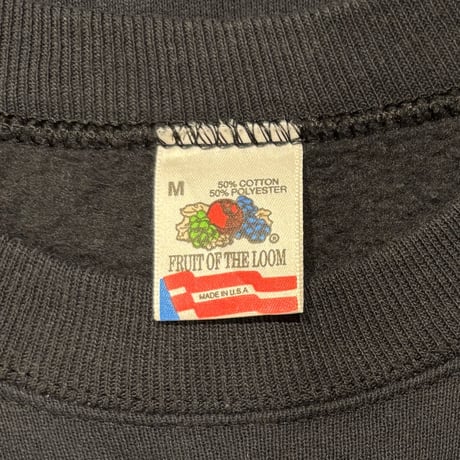 80s　FRUIT OF THE LOOM　The PHANTOM of The OPERA　L/S スウェットシャツ　Size M　オペラ座の怪人　ミュージカルスウェット　©1986　(S4863)