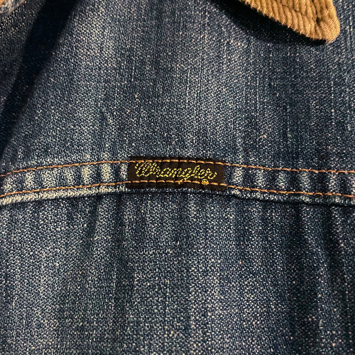 サイズ50‼︎ 濃紺 70s wrangler ラングラー デニム ボアジャケット 70s Wrangler 227MJL ボア デニムジャケット USA製 Size 46 ラン