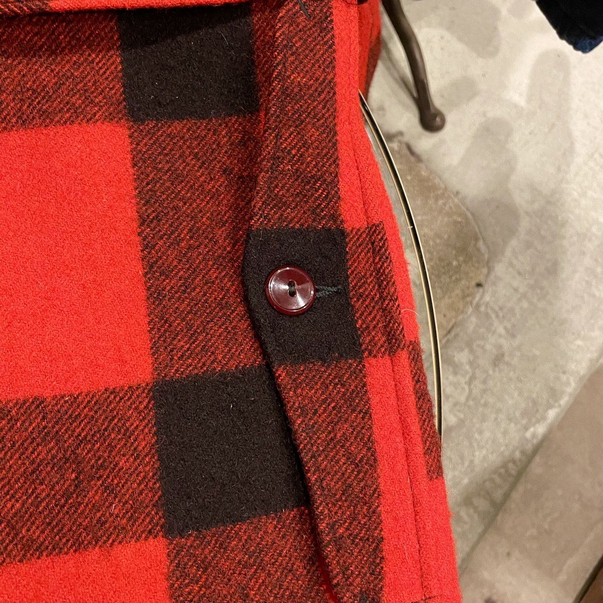 Woolrich 50s ウールハンティングジャケット チェック柄 赤x黒 Woolrich 50s ウールハンティングジャケット チェック柄 赤x黒
