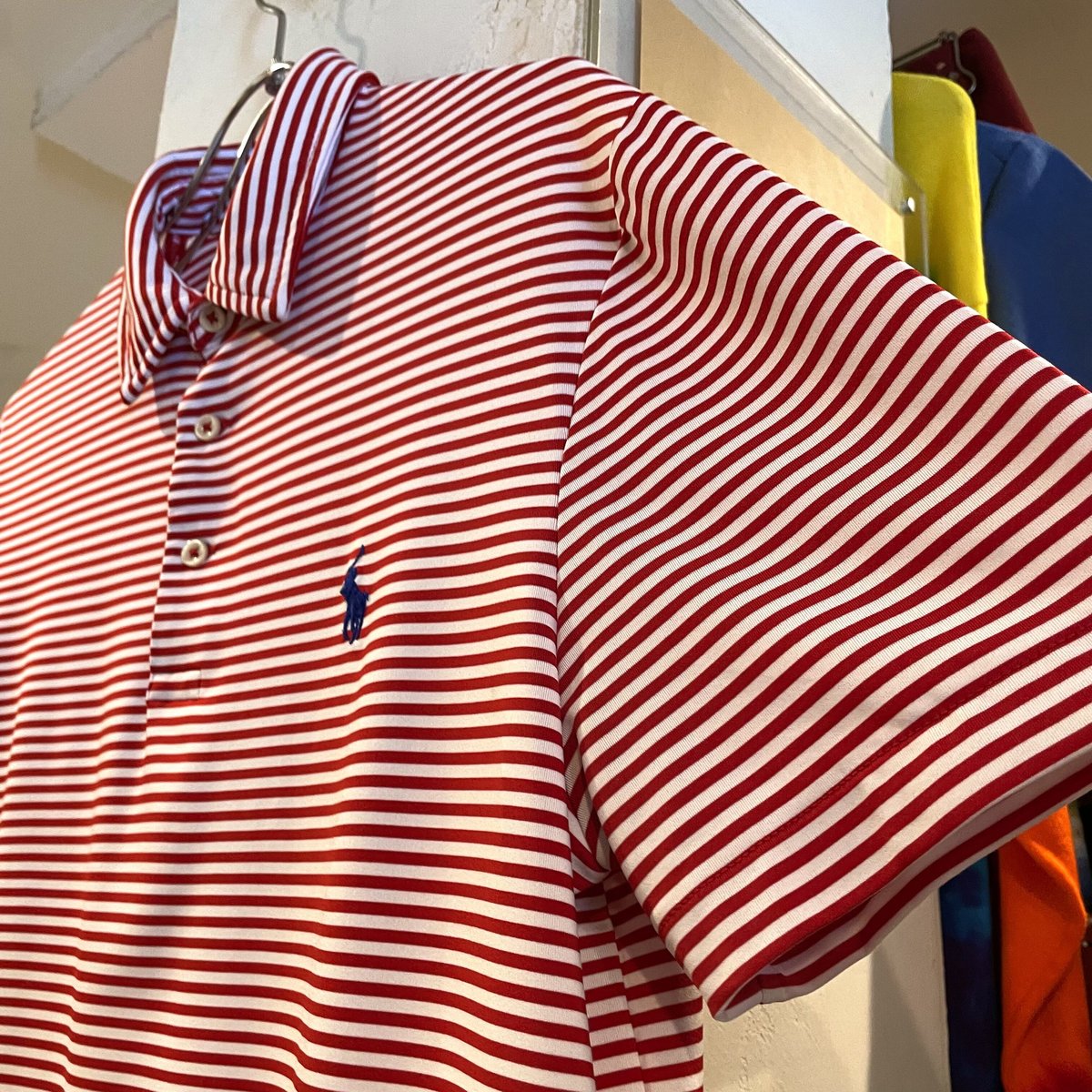 POLO RALTH LAUREN ショートスリーブ ポロシャツ ボーダー柄 ワン