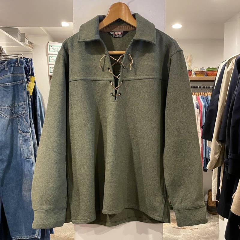 【50sヴィンテージ】Woolrich ウールプルオーバーシャツ 50s Woolrich プルオーバー ウールシャツ