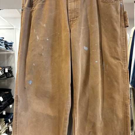 Dickies　ダック地　ペインターパンツ　ディッキーズ　ワークパンツ　ブラウン　雰囲気系　33×31 　(S5464)