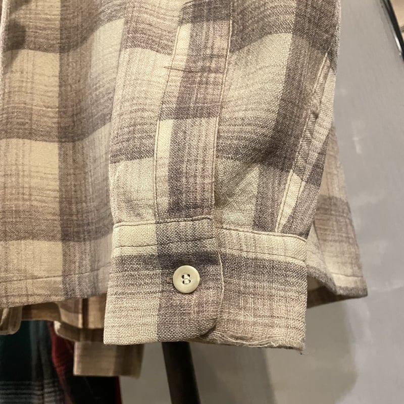 50s Woolrich Vintage Wool Shirt オープンカラーシャツ ウールシ
