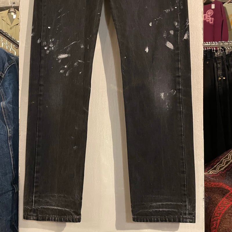 Levi's 501 後染めブラック 90s USA製 中古・古着通販】LEVI'S (リーバイス) 501 90s後染めブラック