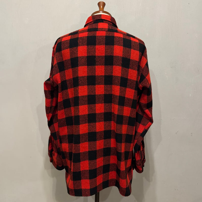60s PowrHouse L/S Vintage Wool Shirt USA製 マチ付き 60s PowrHouse L/S Vintage Wool Shirt USA製 マチ付き