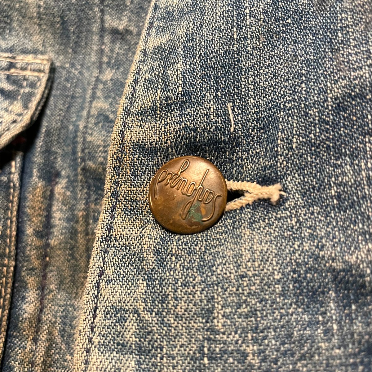 50s〜 SANFORIZED ヴィンテージ デニムカバーオール 雰囲気系 50s〜 SANFORIZED ヴィンテージ デニムカバーオール 雰囲気系