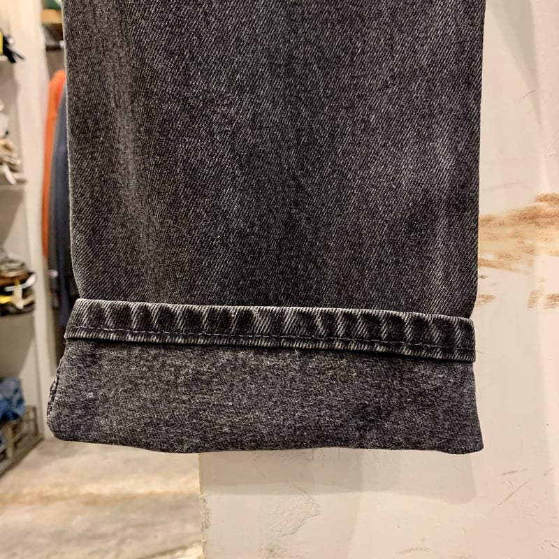 90s Levi's 560 後染めブラック テーパードシルエット USA製