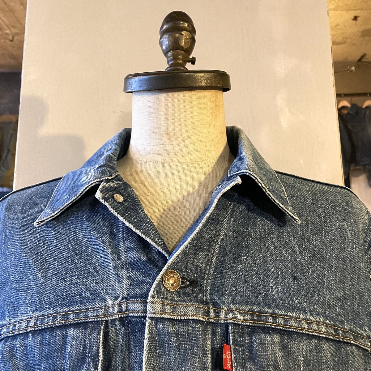 70s Levi's 70505 デニムジャケット USA製 インディゴ ケアタグ 2 ...