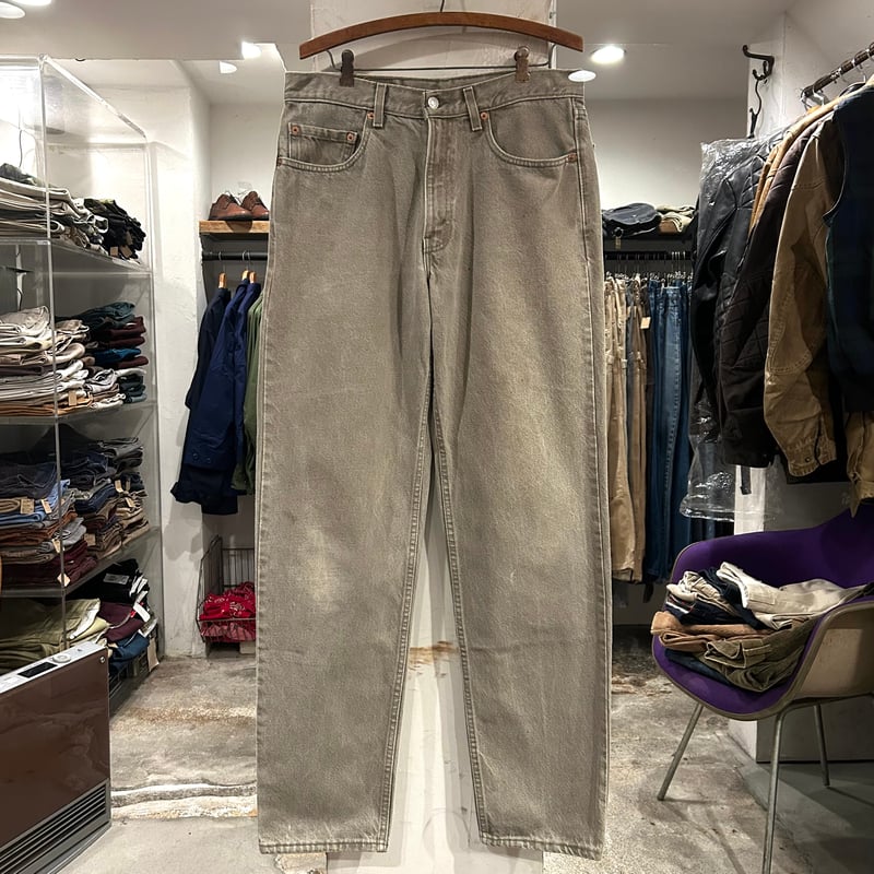 90s Levi's 550 0232 リーバイス カラーデニムパンツ 33×33 先染め オ