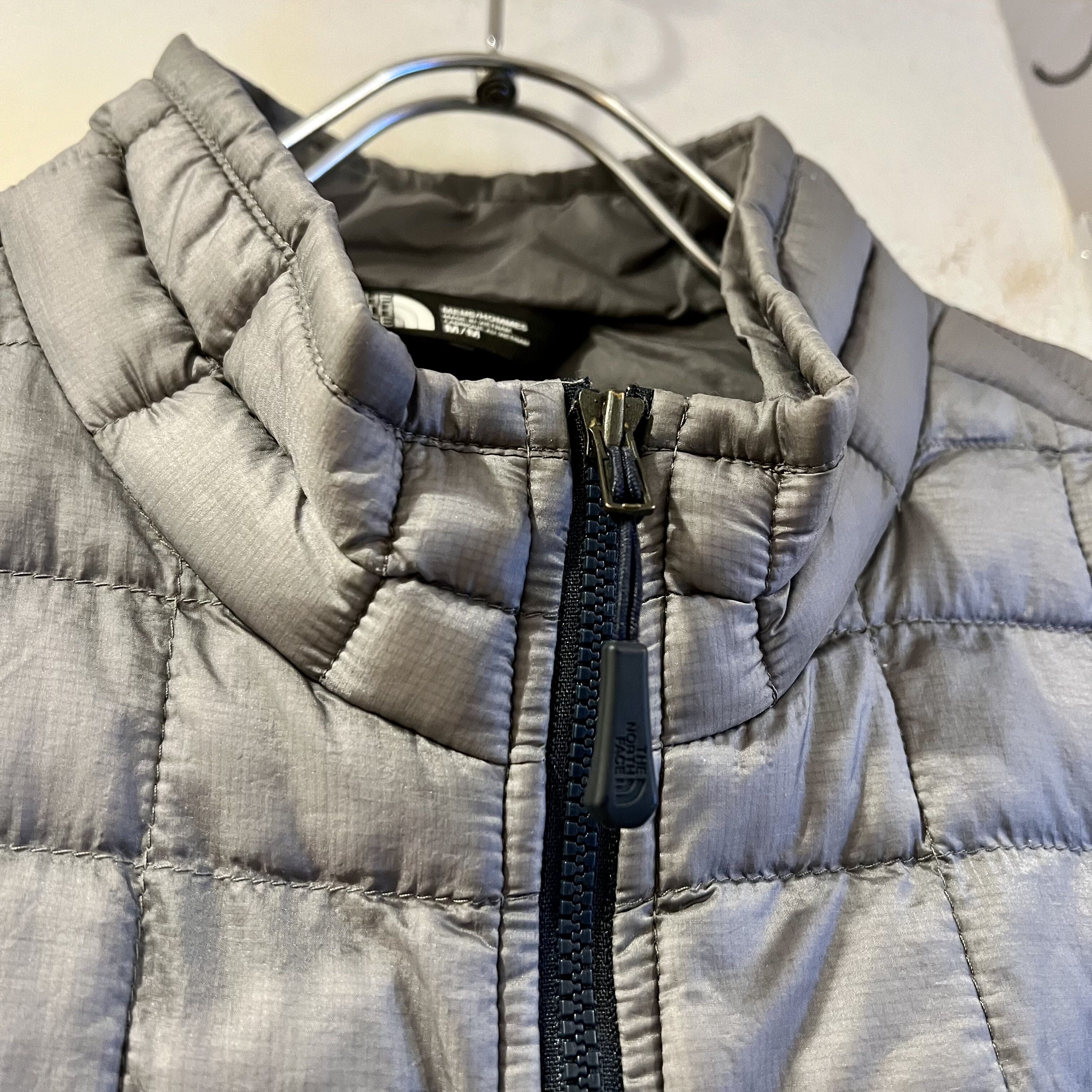 THE NORTH FACE ダウンベスト ノースフェイス グレー MENS M (S2945