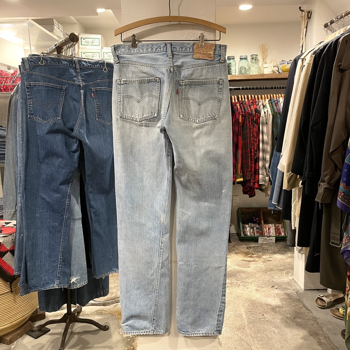 Levi's 501 66後期 バックポケット裏チェーンステッチ Levi's 501 66後期 バックポケット裏チェーンステッチ