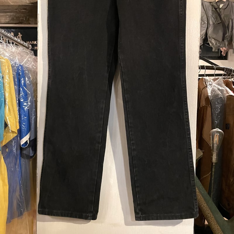 Wrangler 936WBK ブラックデニムパンツ 32×30 ラングラー (S2557)