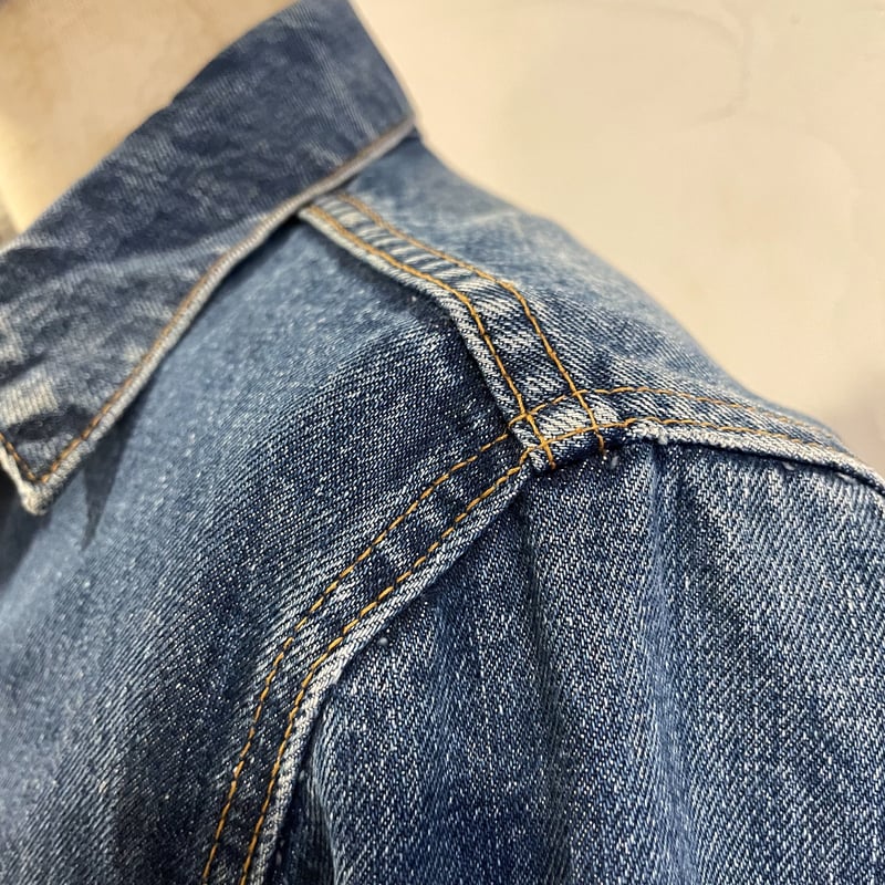 70s Levi's 70505 デニムジャケット ケアタグ スモールe 4th