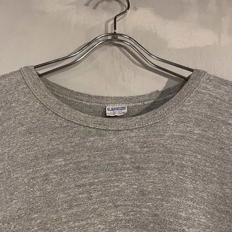 70s Champion S/S ヴィンテージTシャツ 目無し cotton 88% rayo