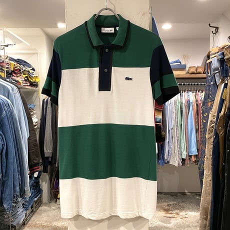 LACOSTE　ショートスリーブポロシャツ　ラコステ　ワンポイント　フランス製　(S2455)