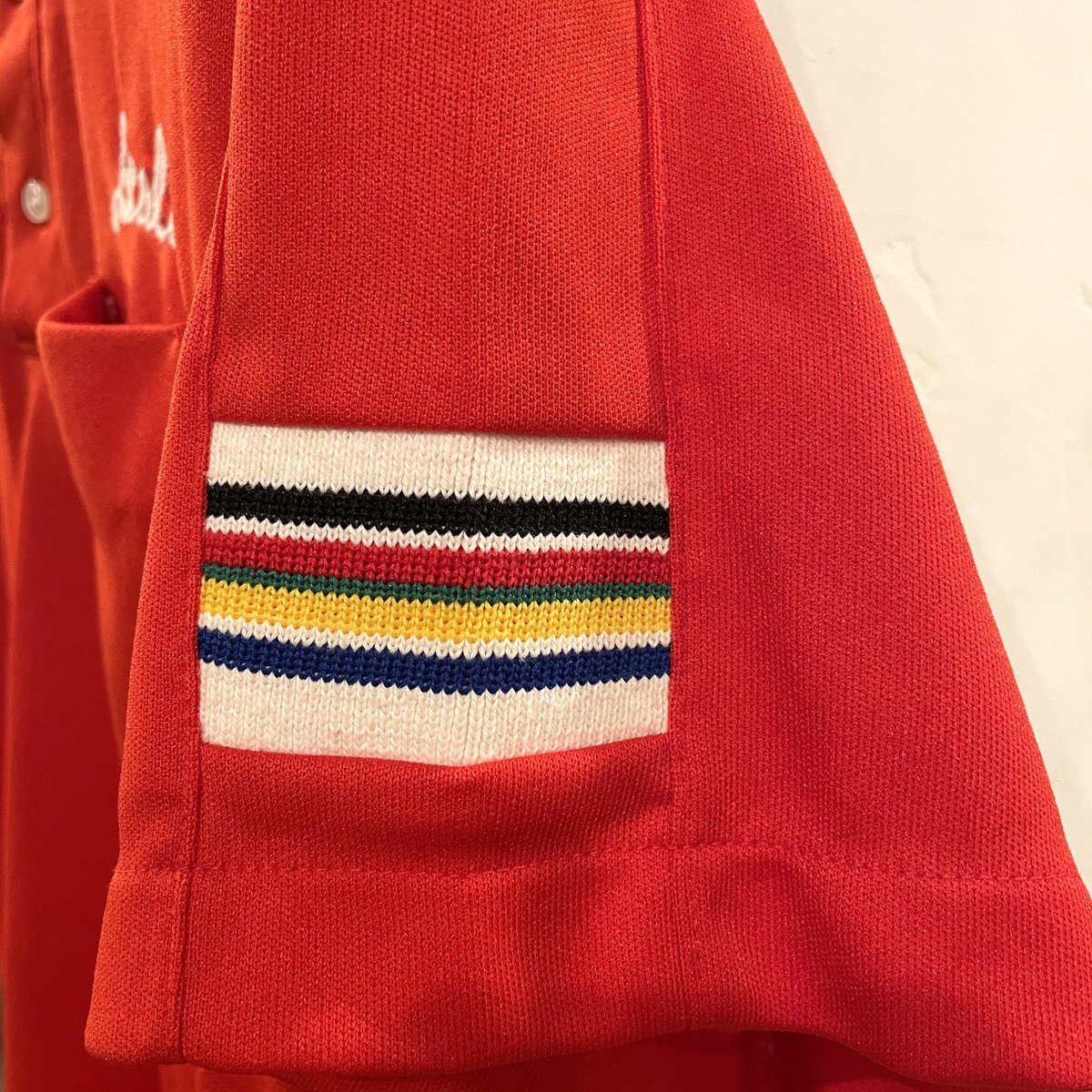 Hilton ボウリングシャツ polyester:100% USA製 ヒルトン 70s (S