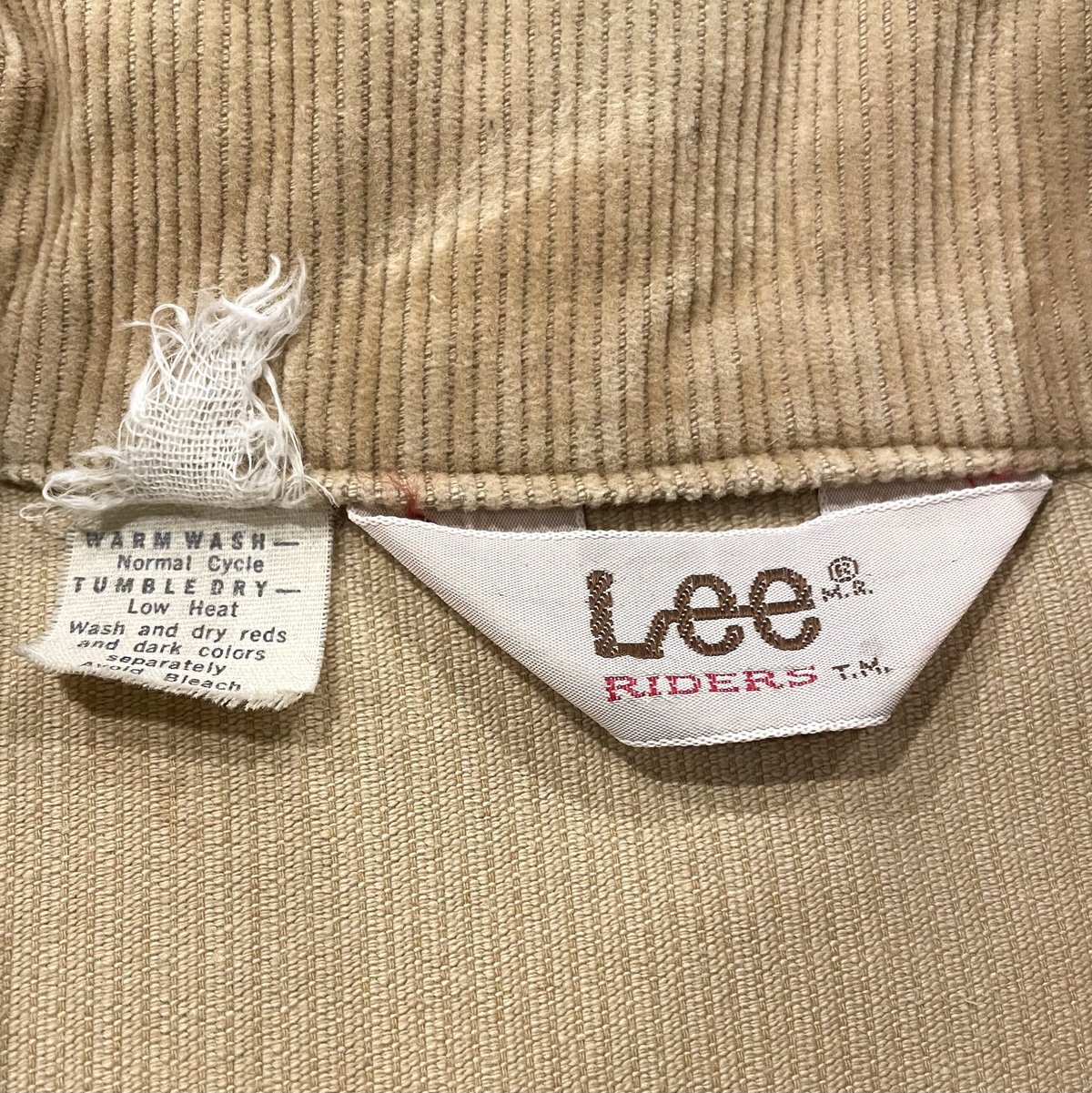 Lee RIDERS 70s USA製 コーデュロイジャケット 猫目ボタン ユニオン