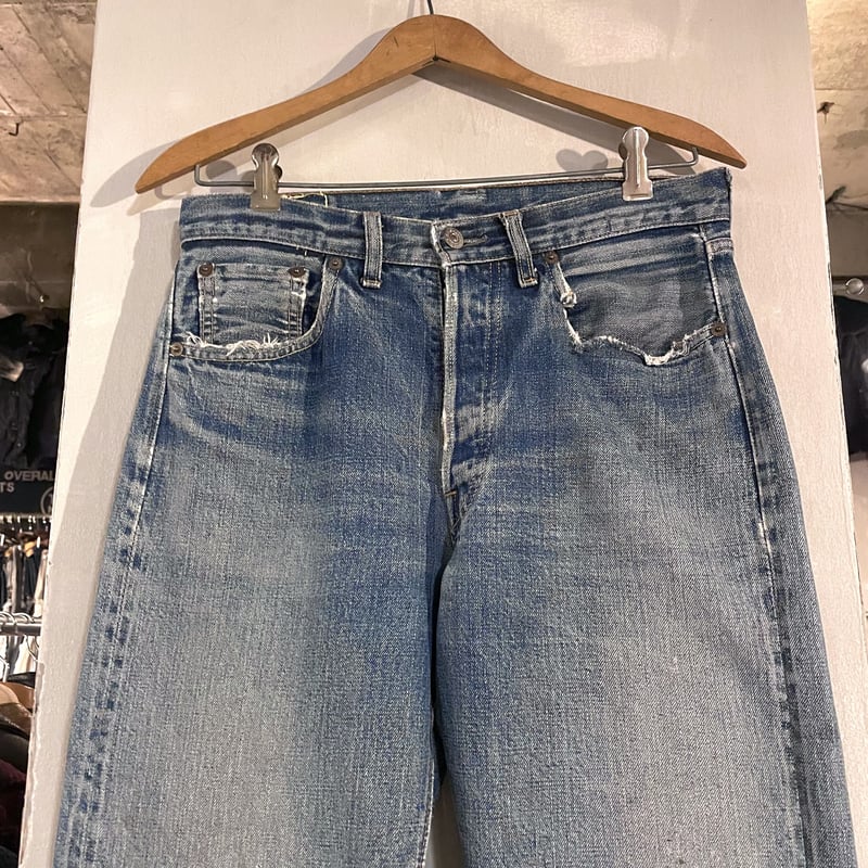 60s Levi's 501 Big E 30×32 リーバイス デニムパンツ ボタン裏2 ヴ...