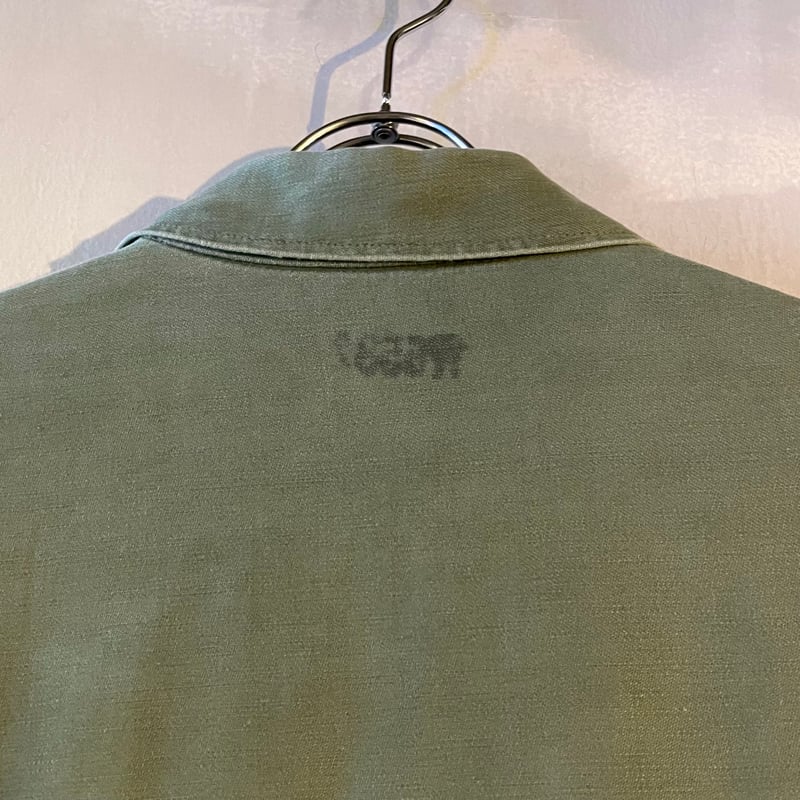 50s US ARMY ユーティリティシャツ 筒袖1st Type 前期 OG 107 COT