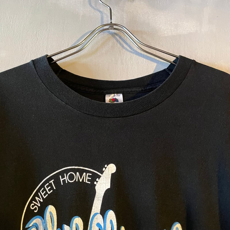 80s FRUIT OF THE LOOM S/S Tシャツ USA製 Size L Blue