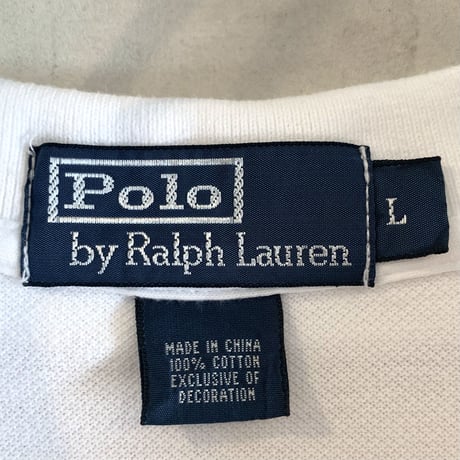 Polo by Ralph Lauren　ポロシャツ　ショートスリーブ　白　ラルフローレン　(S2285)