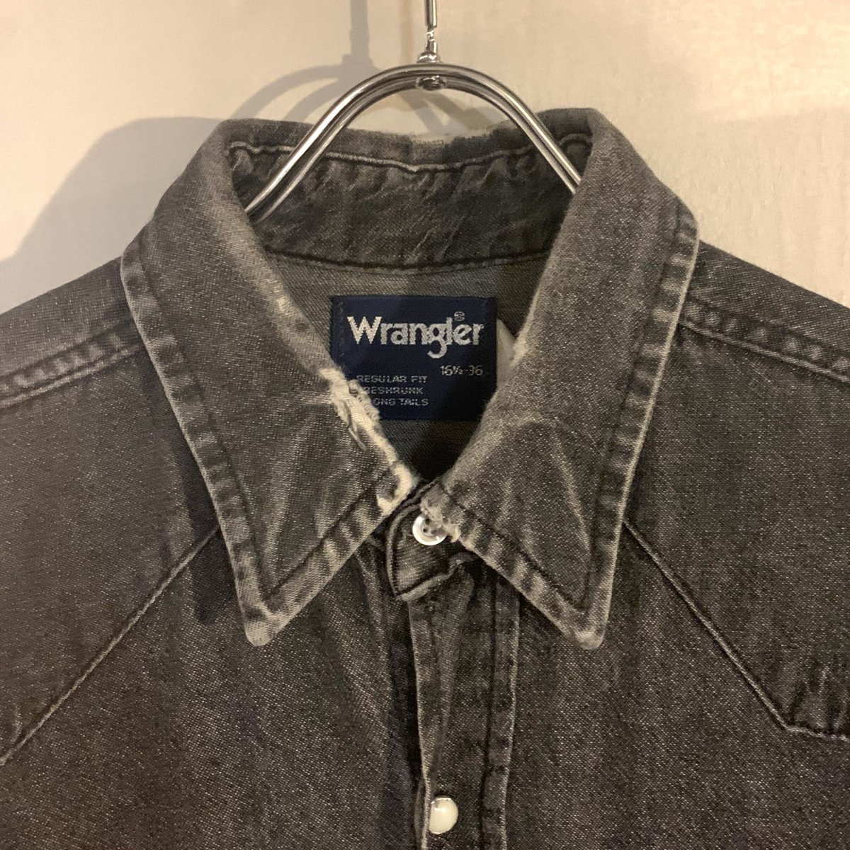 【USA製】Wrangler スナップボタン ネルシャツ ウエスタンシャツ