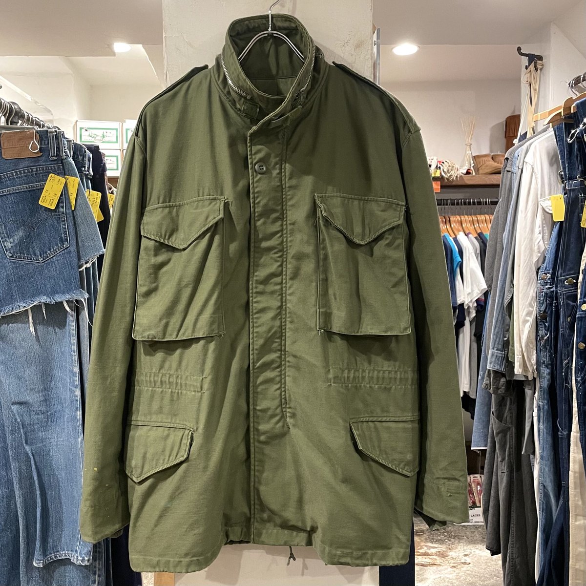 60s US ARMY M-65 Field Jacket 2nd type アルミジップ R