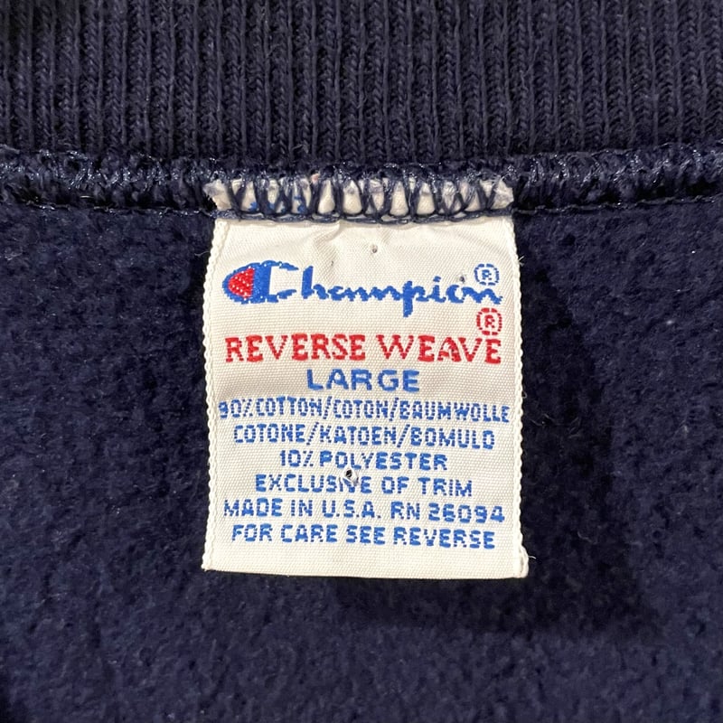 Champion リバースウィーブ reverse weave 3段プリント USA製 90s...