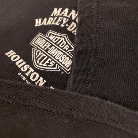 90s　HARLEY-DAVIDSON　S/S Tシャツ　ハーレーT　USA製　Size XL　H.O.G　©1998年　ミントコンディション　(S4912)
