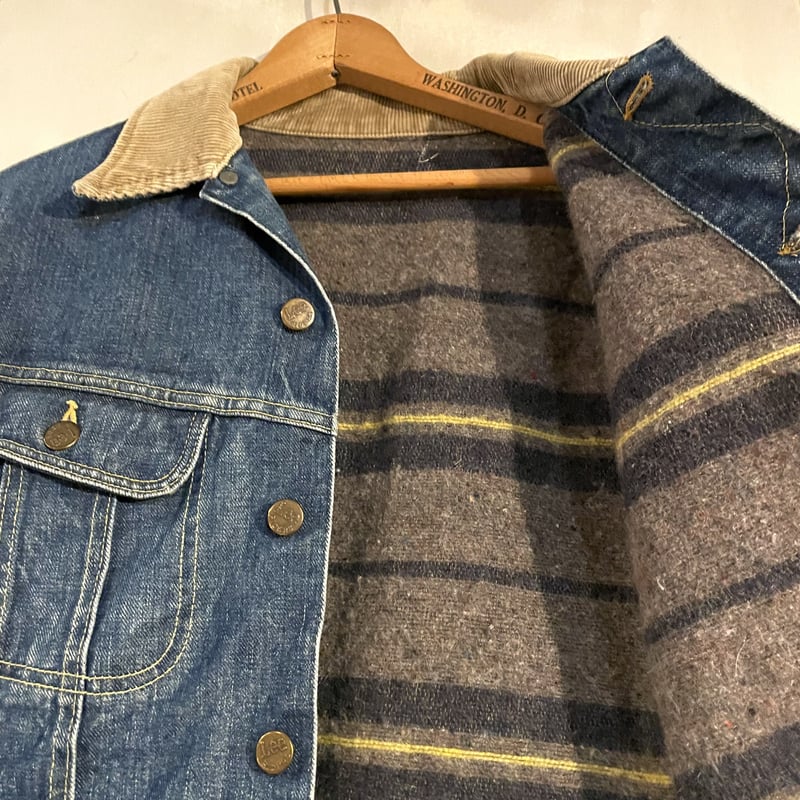 70s Lee 101-LJ STORM RIDER ピスネーム®︎ MRあり デニムジャケッ