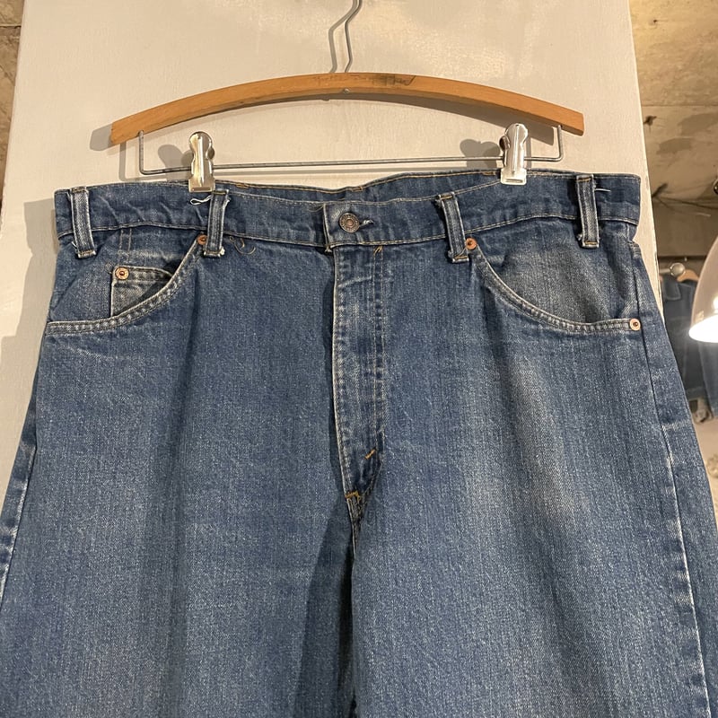 80s Levi's 20505 0217 デニムパンツ 37×31 USA製 裾チェーンステ
