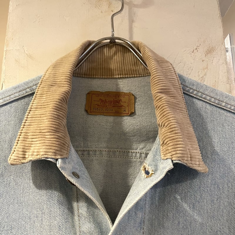 90s Levi's 70517-0234 リーバイス デニムジャケット 襟 90s Levi's 70517-0234 リーバイス デニムジャケット 襟