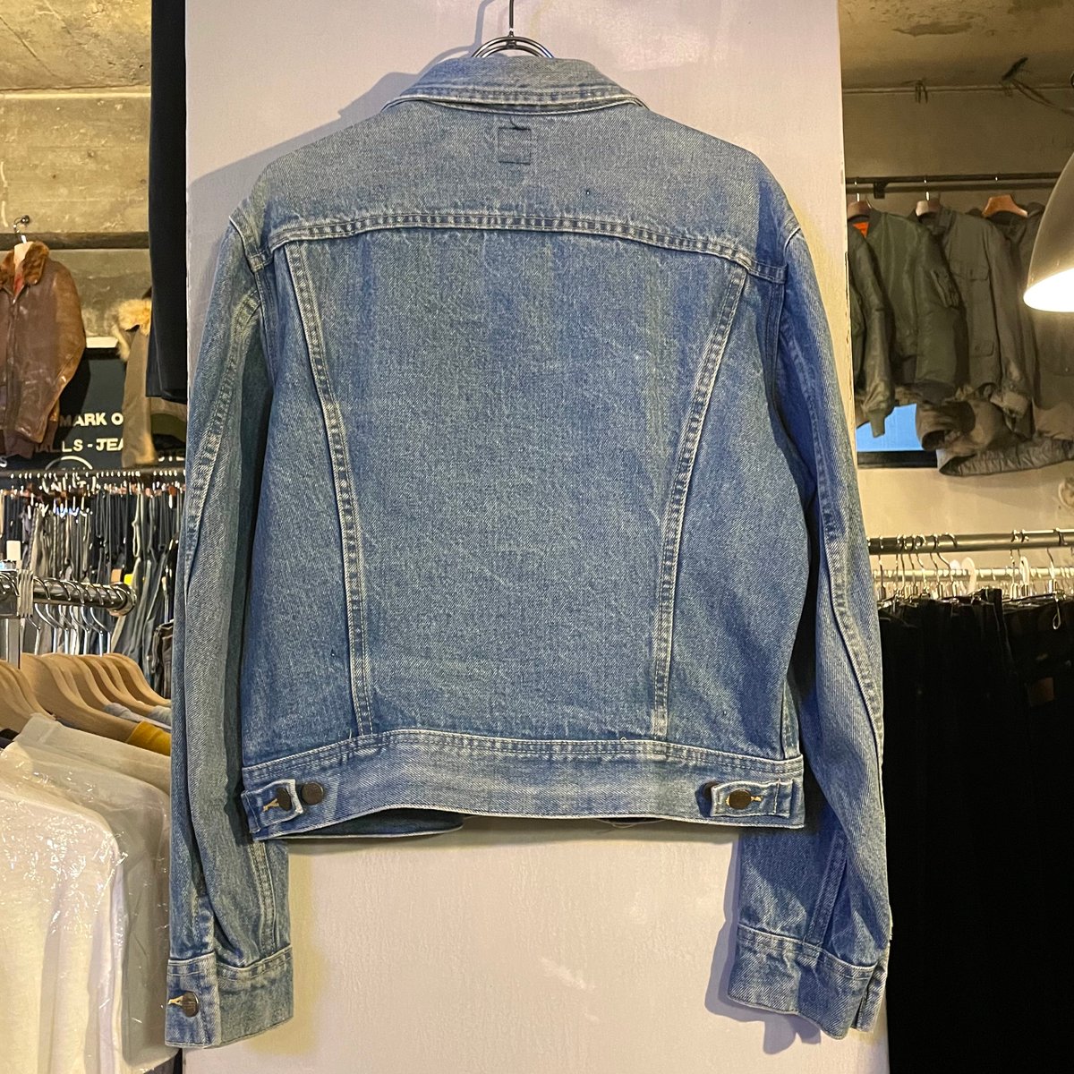 80s Lee 220-J デニムジャケット USA製 Size 42 4ポケ リー (S42 80s Lee 220-J デニムジャケット USA製 Size 42 4ポケ リー (S42