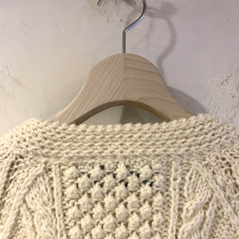 John Molloy フィッシャーマン アランニットカーディガン ジョンモロイ