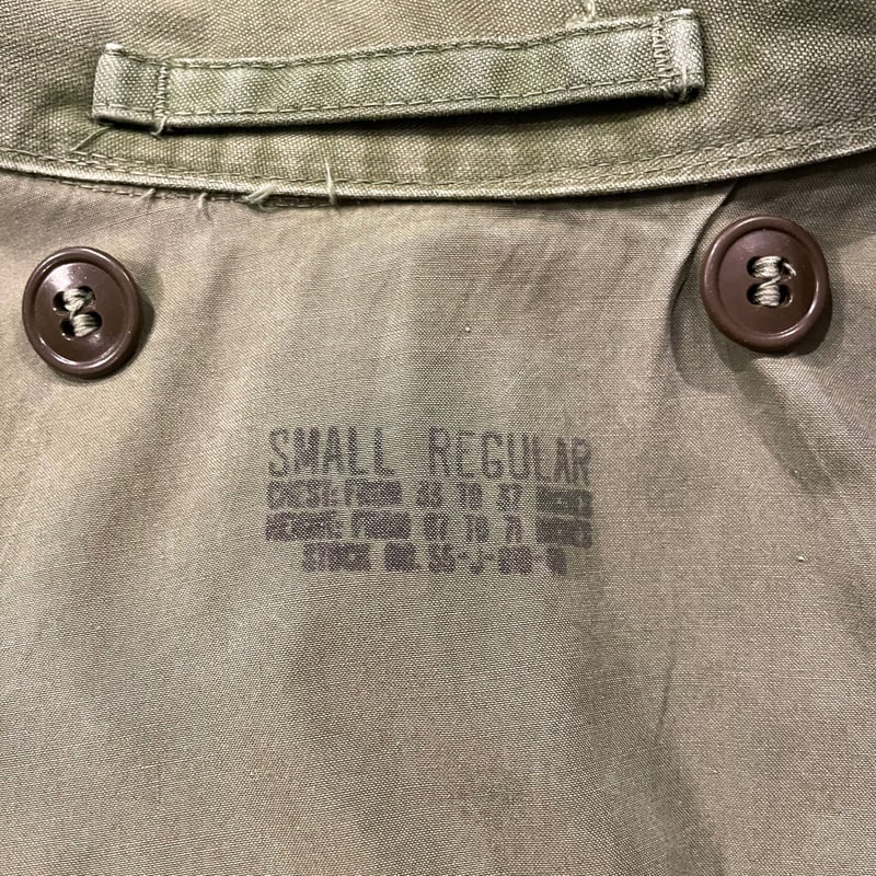 M51フィールドジャケット　美品　Small　Regular 50's U.S.ARMY M-51 フィールドジャケット 表記(Regular-Small) DEAD