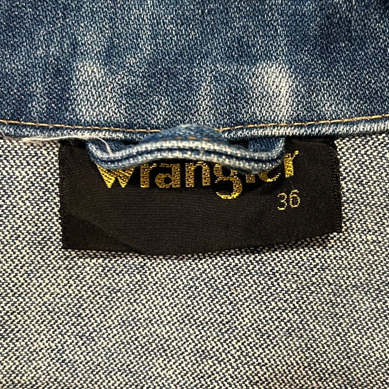 80s Wrangler デニムジャケット ラングラー Size 36 USA製 (S4329 80s Wrangler デニムジャケット ラングラー Size 36 USA製 (S4329