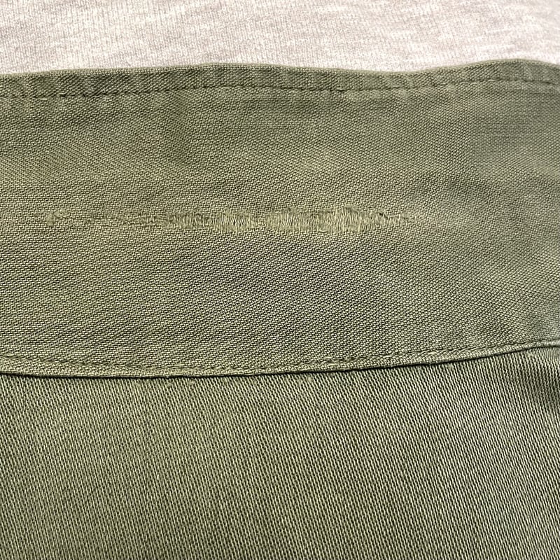 50s US ARMY ユーティリティシャツ 筒袖 1st OG 107 COTTON SAT